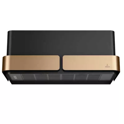 Hotte murale Ecrin 80cm 600m3/h (750m3/h intensif) Noir / Cuivre - Roblin R�f. 6503210