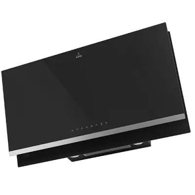 Hotte murale inclin�e Eden 90cm 580m3/h (730m3/h intensif) verre Noir - ROBLIN R�f. 5630337