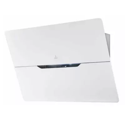Hotte murale inclin�e Moli�re 80cm 590m3/h (710m3/h intensif) verre Blanc - ROBLIN Elite R�f. 6989534