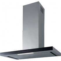 Hotte murale Osmose 90cm 701m3/h Inox / verre Noir - ROBLIN Réf. 6626989