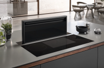 Hotte plan de travail 90cm 440m3/h (640m3/h intensif) Noir - MIELE Réf. DAD 4841 Levantar