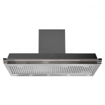 Hotte STEEL Ascot 120cm en finition inox (autres coloris en option)