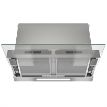 Hotte télescopique 60cm 380m3/h (600m3/h intensif) A+ Verre - MIELE Réf. DAS 4640