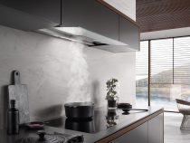 Hotte tiroir 90cm 400m3/h (625m3/h intensif)  A++ Verre - MIELE Réf. DAS 4940