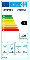 Hotte tiroir télescopique  - SMEG Réf. KSET900XE
