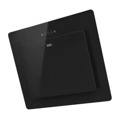 Hotte verticale inclin�e NEO FNO 605 BK 60cm 400m3/h (720m3/h intensif) verre noir - FRANKE R�f. 733380