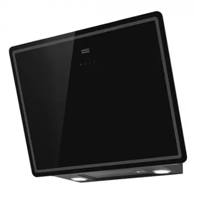 Hotte verticale inclin�e SMART 2.0 60cm 550m3/h verre noir - FRANKE R�f.663786