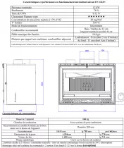 Insert 800 Compact Turbo 12 kW - Invicta R&eacute;f. P902840 (remplace P902850)
