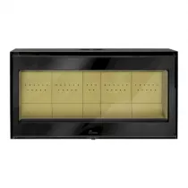 Insert à bois Adour 1000 11kW Anthracite - LACUNZA