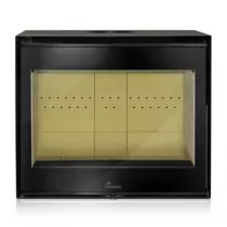 Insert à bois Adour 600 7kW Anthracite - LACUNZA