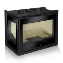 Insert à bois Adour 600 CLI / CLD 9kW Anthracite - LACUNZA