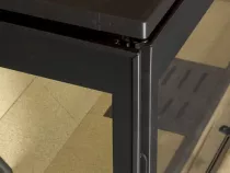 Insert à bois Adour 600 CLI / CLD 9kW Anthracite - LACUNZA