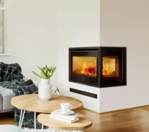 Insert à bois Adour 600 CLI / CLD 9kW Anthracite - LACUNZA