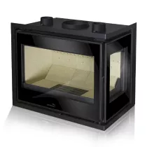 Insert à bois Adour 600 CLI / CLD 9kW Anthracite - LACUNZA