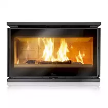Insert à bois Adour 600 CLID 9kW Anthracite - LACUNZA Réf. 3000001336945