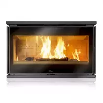 Insert à bois Adour 600 CLID 9kW Anthracite - LACUNZA Réf. 3000001336945