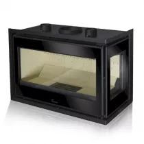 Insert à bois Adour 700 CLI / CLD 9.5kW Anthracite - LACUNZA