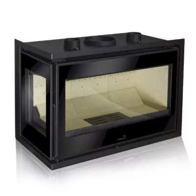 Insert � bois Adour 700 CLI / CLD 9.5kW Anthracite - LACUNZA