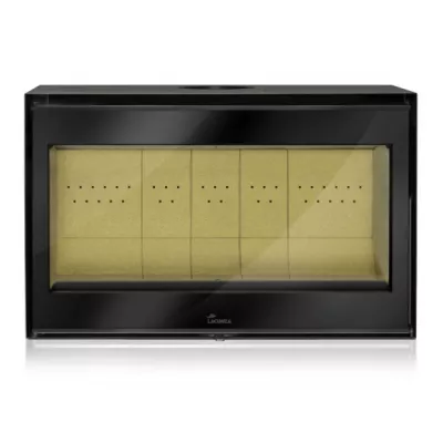 Insert � bois Adour 800 10kW Anthracite - LACUNZA
