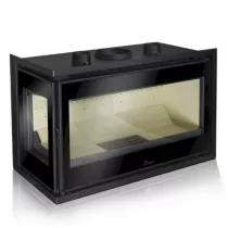Insert à bois Adour 800 CLI / CLD 10kW Anthracite - LACUNZA