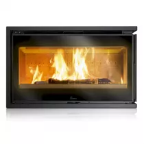 Insert à bois Adour 800 CLI / CLD 10kW Anthracite - LACUNZA