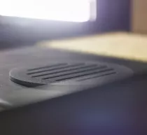 Insert à bois double face Nickel 700 13kW Anthracite (foyer vermiculite) - LACUNZA