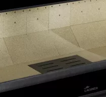 Insert à bois Midi Adour 500 5.5kW Anthracite - LACUNZA