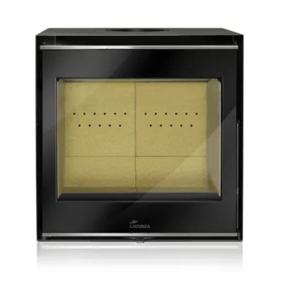 Insert � bois Midi Adour 500 5.5kW Anthracite Inox - LACUNZA