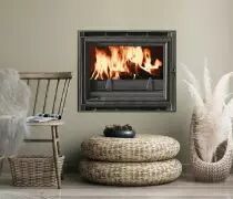 Insert à bois Neo 76 10kW Noir - SUPRA Réf. FR9006770B