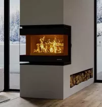 Insert &agrave; bois Thermorossi Panorama 10.6kW