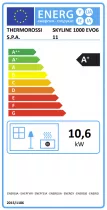 Insert à bois Thermorossi Skyline 1000 10.6kW
