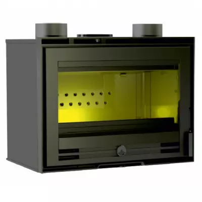 Insert � bois VERMEIL 65 8kW Anthracite - DEVILLE R�f. C07865-06