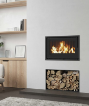 Insert à bois Vista 700 10kW Noir - DOVRE Réf. VISTA701i