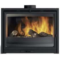 Insert MODANE 75-F sans turbo porte fonte 10 kW peint anthracite  - GODIN Réf. 660208