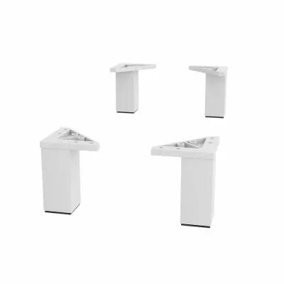 Jeu de 2 pieds 10 cm Blanc - SALGAR R�f. 83817