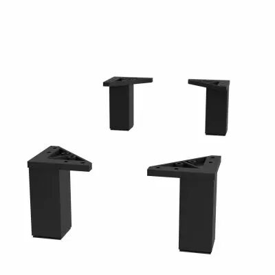 Jeu de 2 pieds 10 cm Noir - SALGAR R�f. 83425