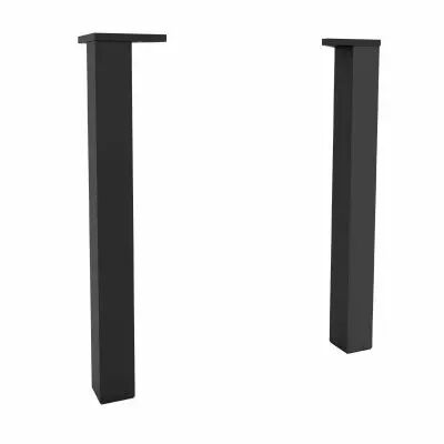 Jeu de 2 pieds 33 cm Noir mat - SALGAR R�f. 97161