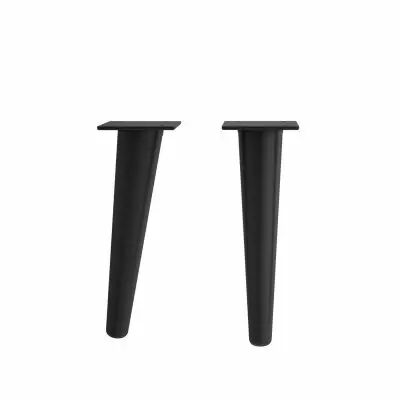 Jeu de 2 pieds DANNA 33 cm Noir - SALGAR R�f. 84139