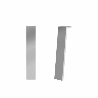 Jeu de 2 pieds KLIM 23 cm Chrom� - SALGAR R�f. 84137