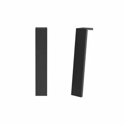 Jeu de 2 pieds KLIM 23 cm Noir - SALGAR R�f. 84136