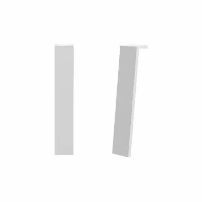 Jeu de 2 pieds KLIM 33 cm Blanc - SALGAR R�f. 84131