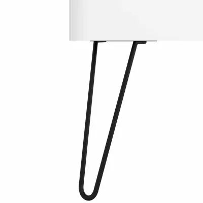 Jeu de 2 pieds Uniiq 33 cm Noir - SALGAR R�f. 24714