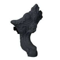 Jeu de 4 pieds \ pattes de lion\  Cléo peint Gris intense RAL 7016 Mat - Jacob Delafon Réf. E4010N-MGB