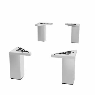 Jeu de 4 pieds 10 cm Chrom� - SALGAR R�f. 83819