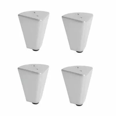 Jeu de 4 pieds CORNER 10,5 cm coloris m�tal brillant - EPEDA R�f. JK0851400000100