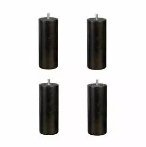 Jeu de 4 pieds cylindriques 17 cm D.6 coloris weng� - MERINOS R�f. JK0879800000100