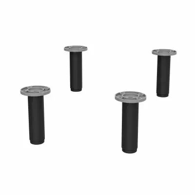 Jeu de 4 pieds �28mm Noir - SALGAR R�f. 97250