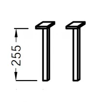Jeu de pieds H 25,5 cm - JACOB DELAFON R&eacute;f. EB194-NF