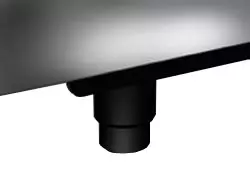 Kit 4 pieds noirs pour modifier la hauteur des centres de cuisson Portofino de 90 cm � 95 cm  - SMEG R�f. KITPD