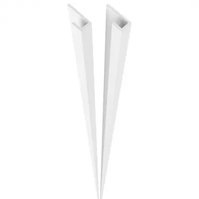 Kit de 2 profil�s de fin red�coupable Blanc mat - Jacob Delafon R�f. E66020-BLT